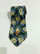 Corbata Vintage de Seda con Estampado Floral Lino Coscia - Miniatura 2