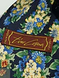 Corbata Vintage de Seda con Estampado Floral Lino Coscia - Miniatura 3