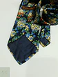 Corbata Vintage de Seda con Estampado Floral Lino Coscia - Miniatura 4
