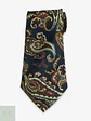 Corbata de Seda Italiana en Estampado Paisley - Miniatura 1