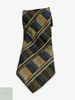 Corbata de Seda Tejida con Patrón Geometrico Diagonal Monti Cravatte - Miniatura 1