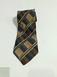 Corbata de Seda Tejida con Patrón Geometrico Diagonal Monti Cravatte - Miniatura 2