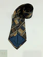 Corbata de Seda Tejida con Patrón Geometrico Diagonal Monti Cravatte - Miniatura 3
