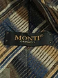 Corbata de Seda Tejida con Patrón Geometrico Diagonal Monti Cravatte - Miniatura 4