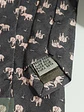 Corbata Clásica de Seda con Motivo de Elefantes Abrams - Miniatura 3