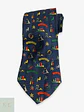 Corbata Vintage de Seda con Motivos Abstractos Continental Nutzfahrzeugreifen - Miniatura 1