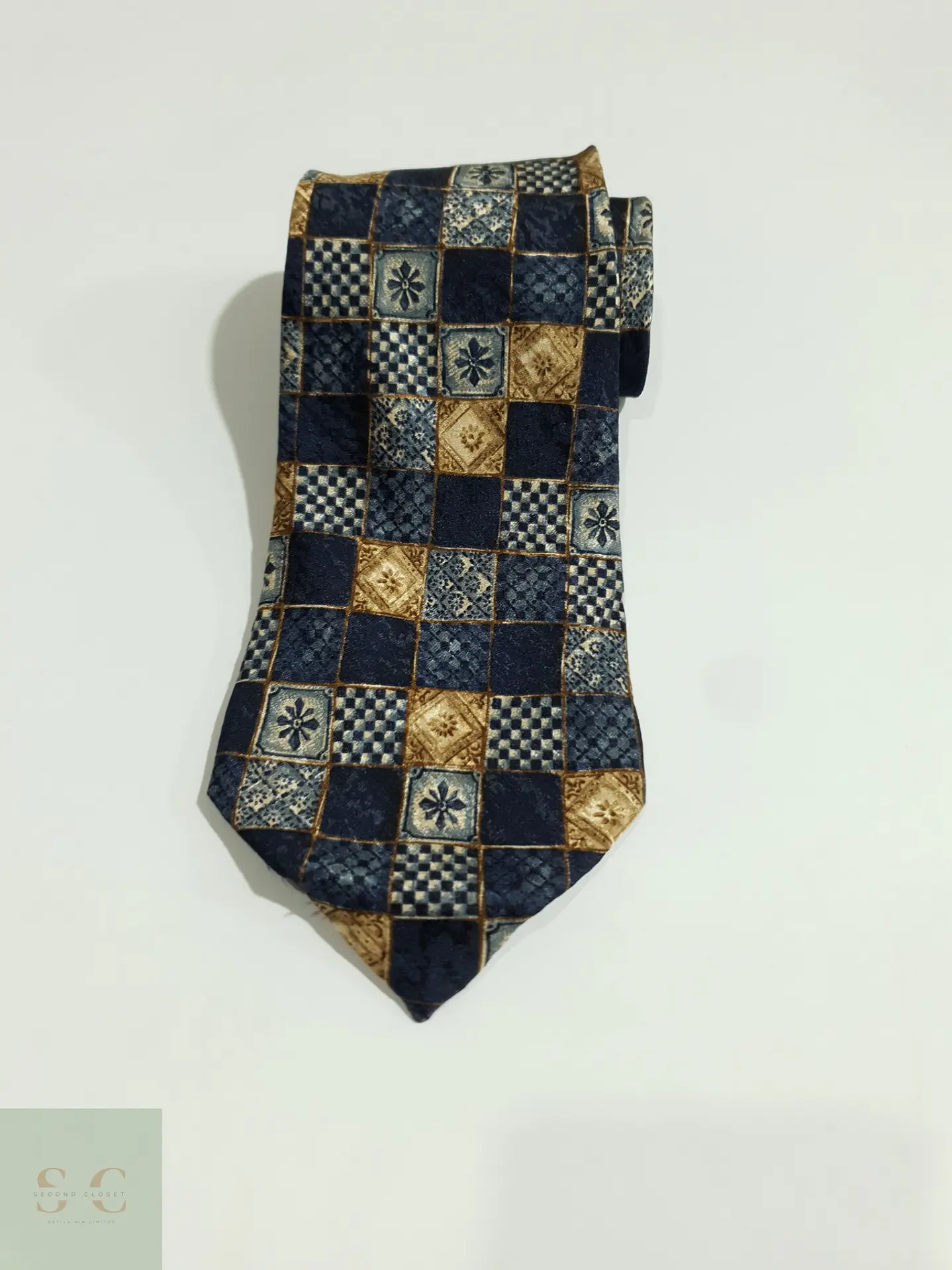 Corbata de Seda Jacquard con Motivo Mosaico Carnaval de Venise 2
