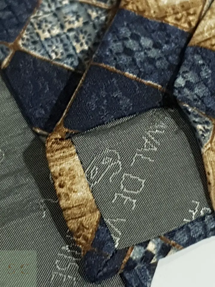 Corbata de Seda Jacquard con Motivo Mosaico Carnaval de Venise 4