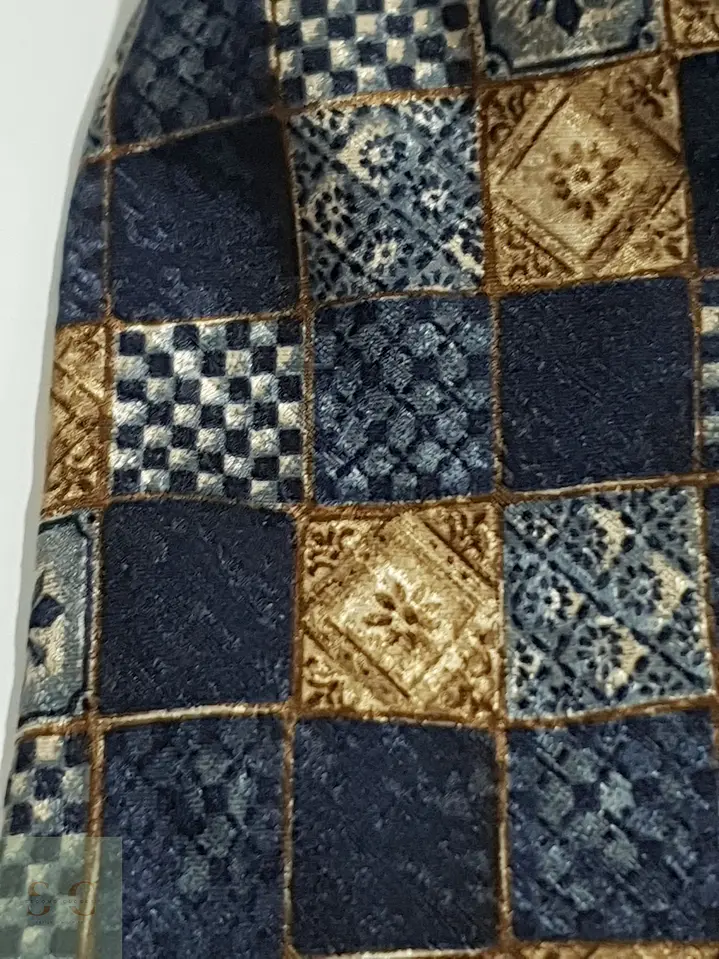 Corbata de Seda Jacquard con Motivo Mosaico Carnaval de Venise 5