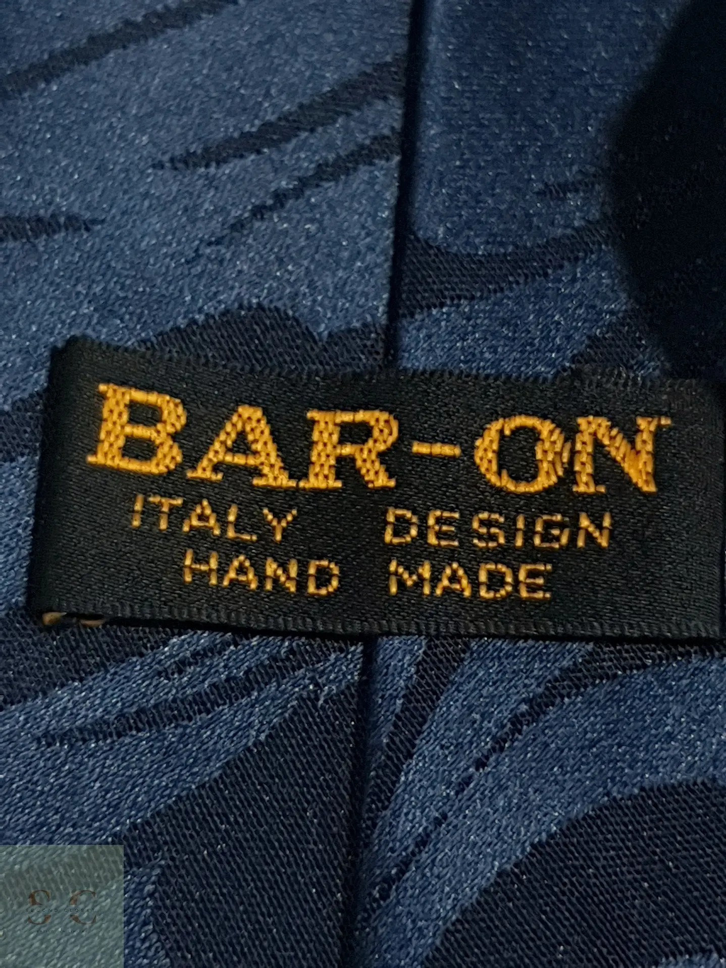 Corbata Vintage de Seda Tejida con Motivo Astrológico BAR-ON 4