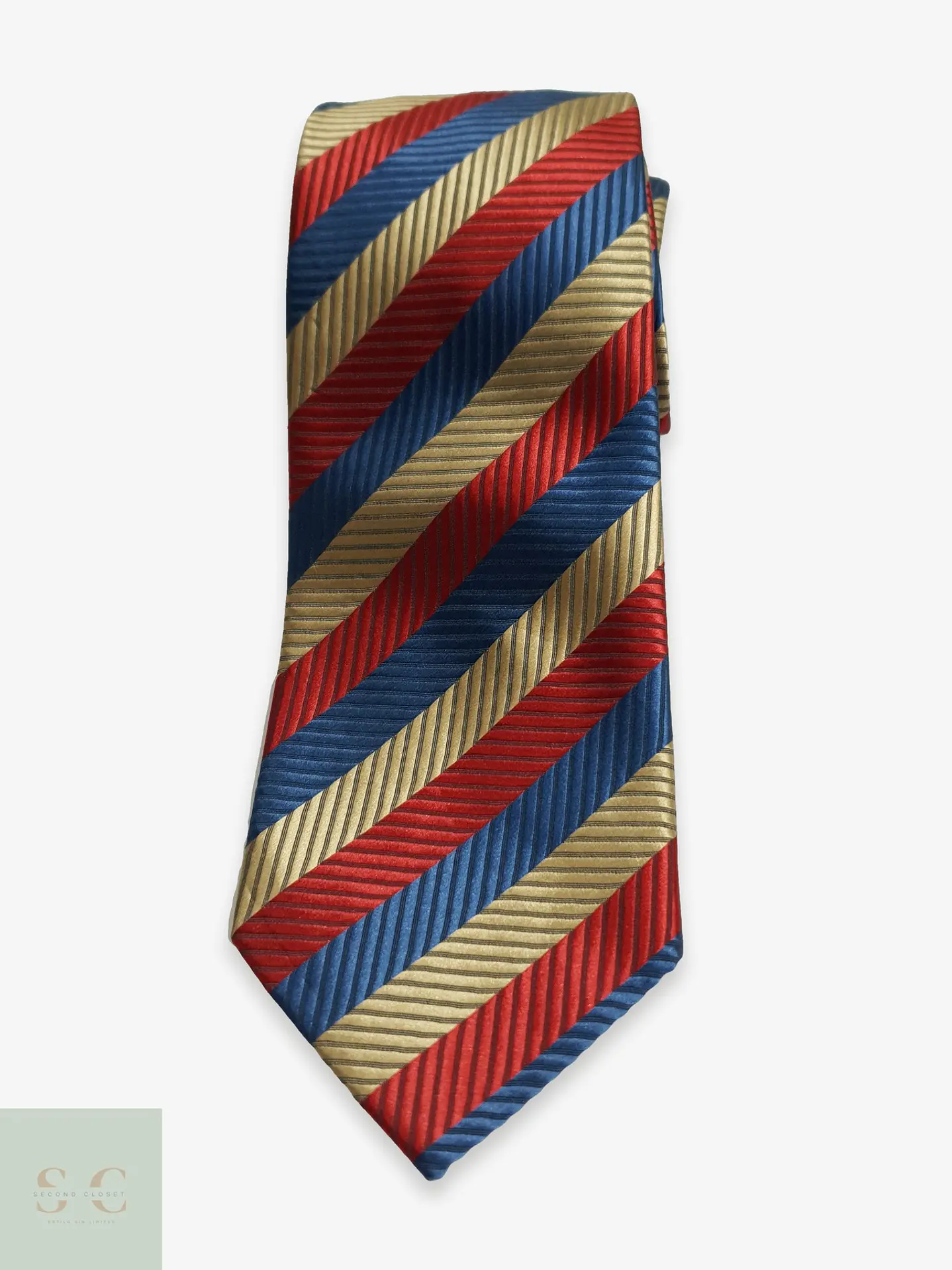 Corbata Estilo Regimental a Rayas Diagonales 1