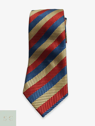 Corbata Estilo Regimental a Rayas Diagonales