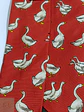 Corbata de Seda con Motivo Figurativo de Ocas Hemley - Miniatura 4