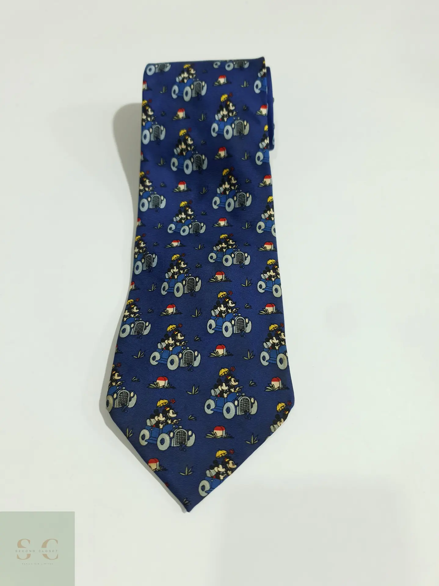 Corbata de Seda con Motivo Vintage Ilustrado Mickey Unlimited 2