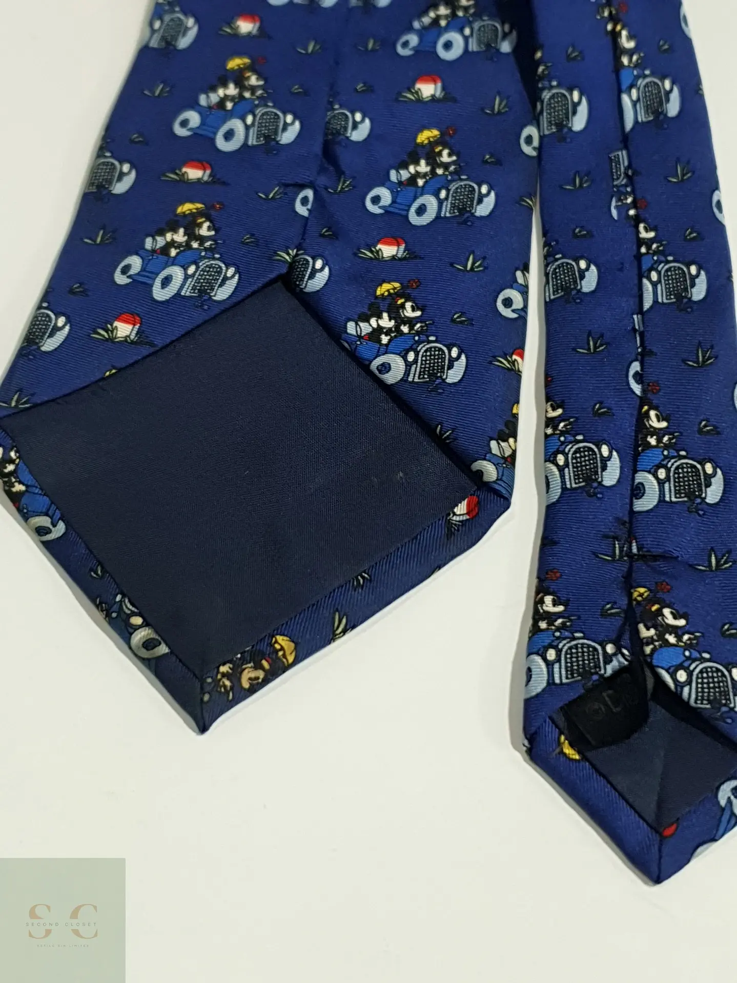 Corbata de Seda con Motivo Vintage Ilustrado Mickey Unlimited 5