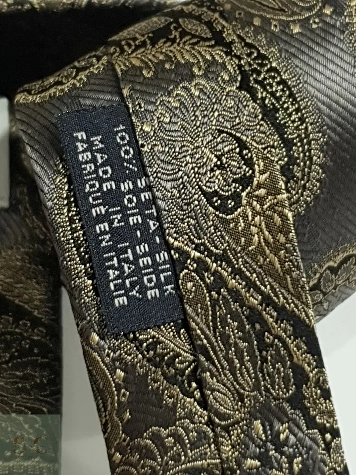 Corbata de Seda Jacquard con Motivo Paisley Pierre Cardin 3