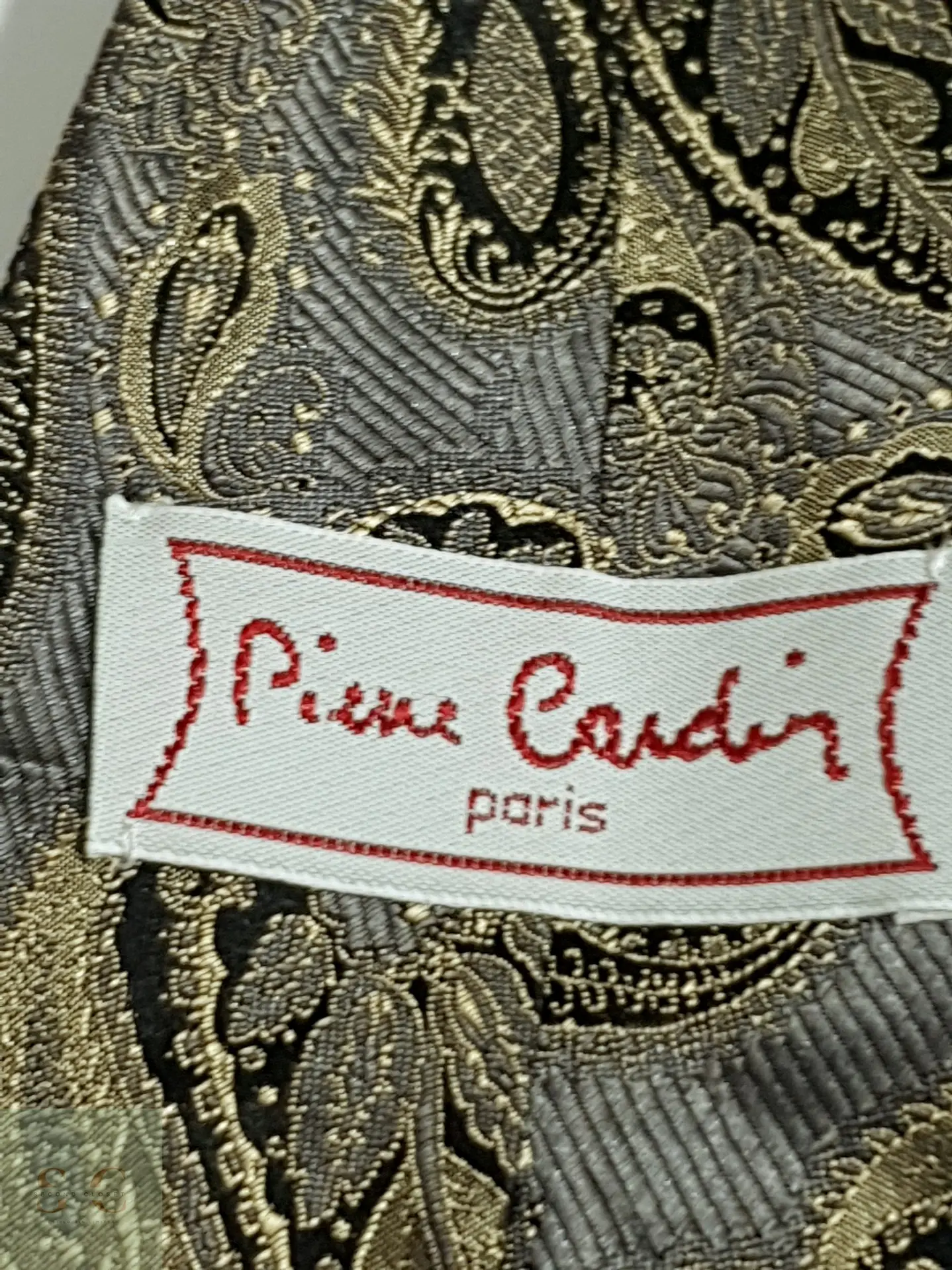 Corbata de Seda Jacquard con Motivo Paisley Pierre Cardin 4