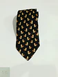 Corbata de Seda Jacquard con Motivo Canino Novelty Carlo Cardini - Miniatura 2