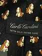 Corbata de Seda Jacquard con Motivo Canino Novelty Carlo Cardini - Miniatura 3