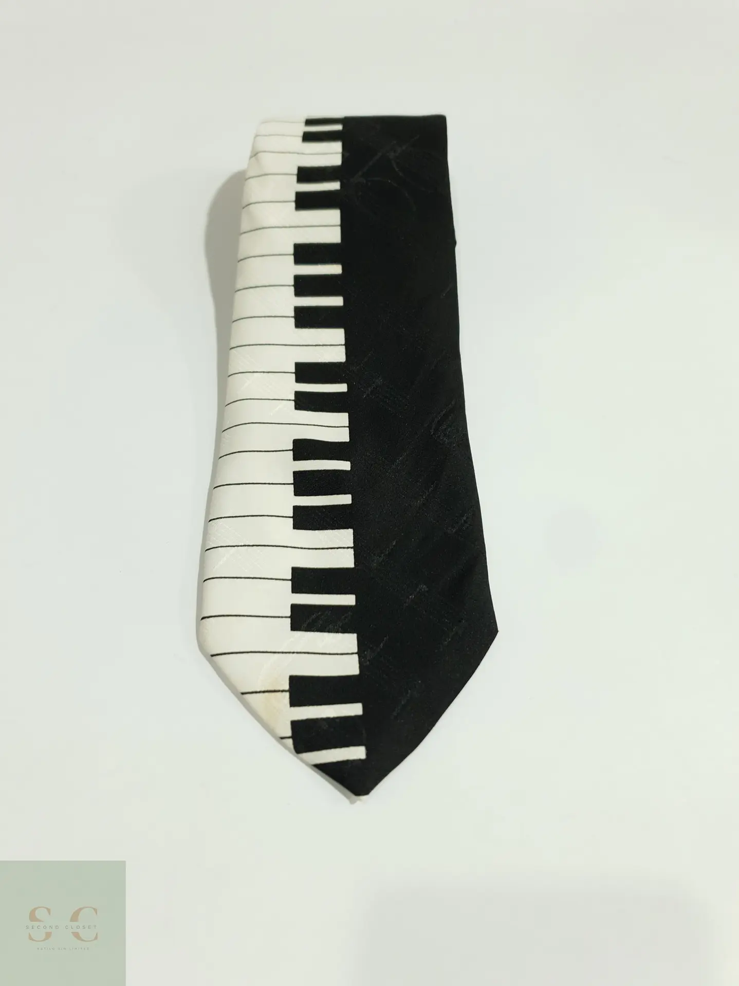 Corbata de Seda Motivo Teclado de Piano BAR-ON 2