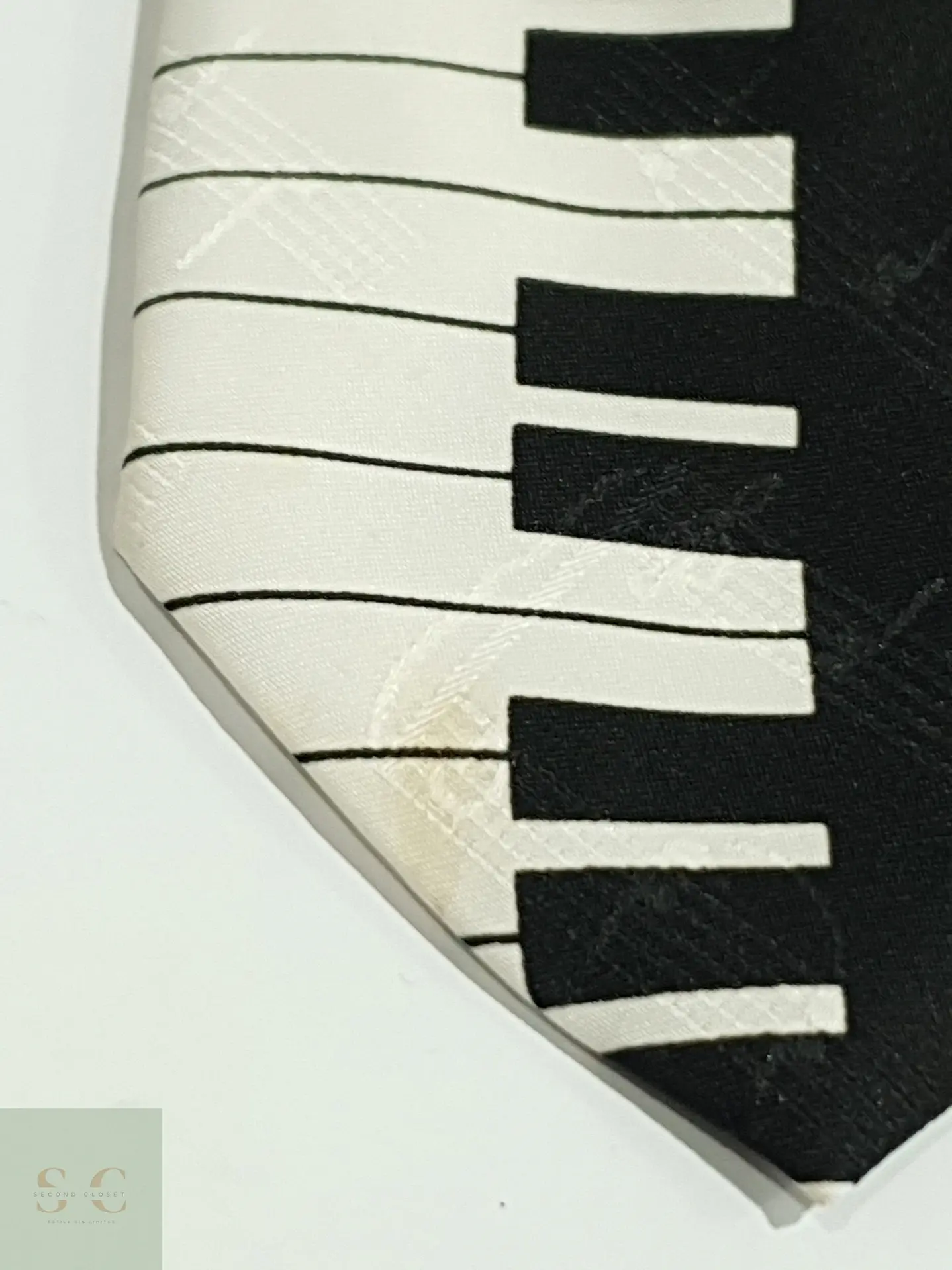 Corbata de Seda Motivo Teclado de Piano BAR-ON 3
