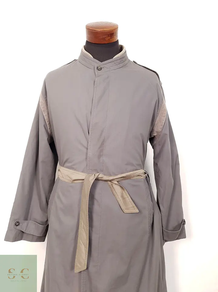 Gabardina Hombre Burberry Plomo - Talla M 4