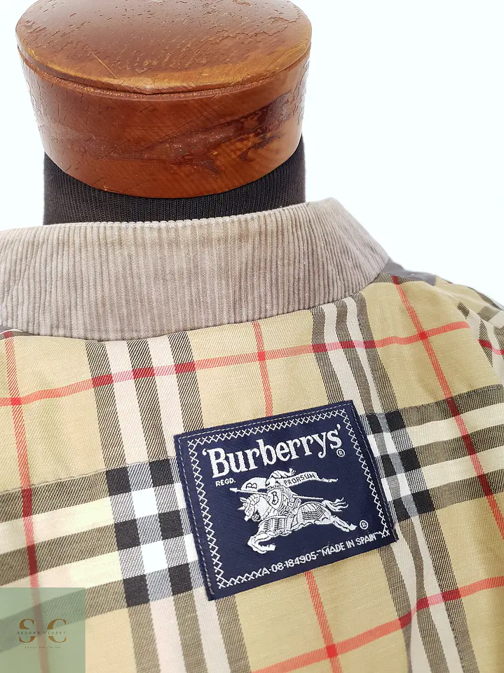 Gabardina Hombre Burberry Plomo - Talla M 9
