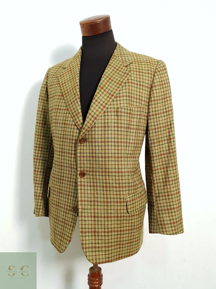 Veston Braun Hamburg (Cloth by Zegna) Wool & Cashmere Talla M 2