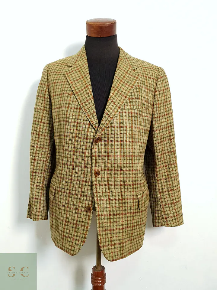 Veston Braun Hamburg (Cloth by Zegna) Wool & Cashmere Talla M 3
