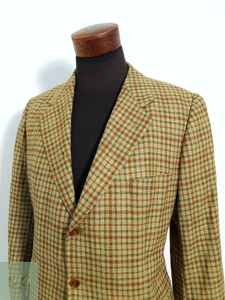 Veston Braun Hamburg (Cloth by Zegna) Wool & Cashmere Talla M 4