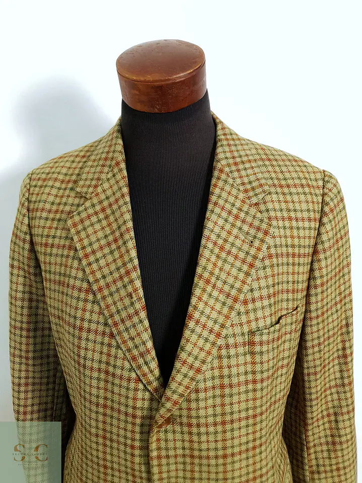 Veston Braun Hamburg (Cloth by Zegna) Wool & Cashmere Talla M 5