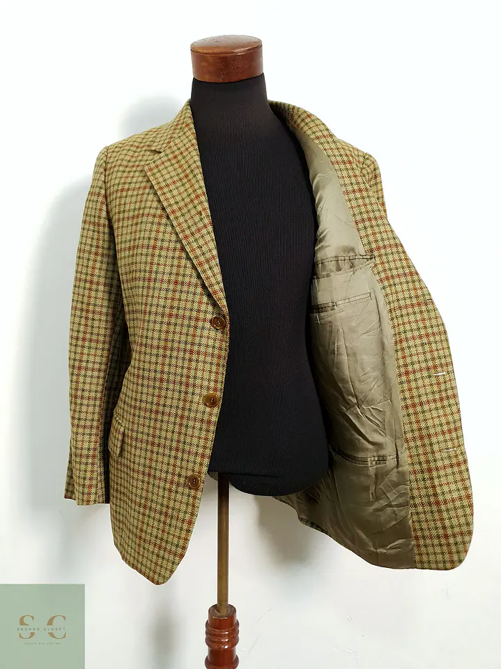 Veston Braun Hamburg (Cloth by Zegna) Wool & Cashmere Talla M 8