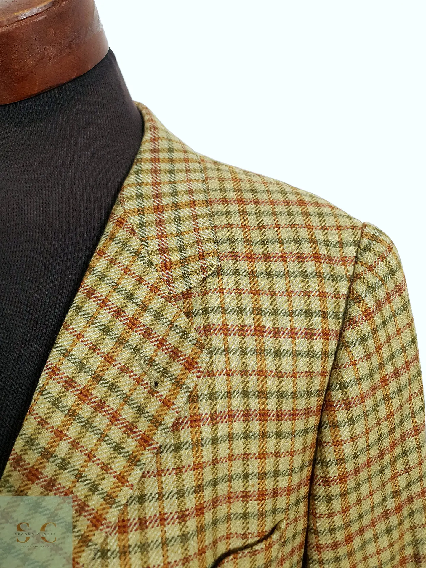 Veston Braun Hamburg (Cloth by Zegna) Wool & Cashmere Talla M 10