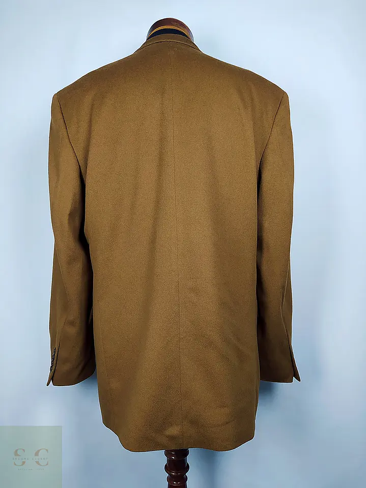 Blazer Roy Robson Camel 100% Cashmere – Sastrería Alemana – Talla L 4