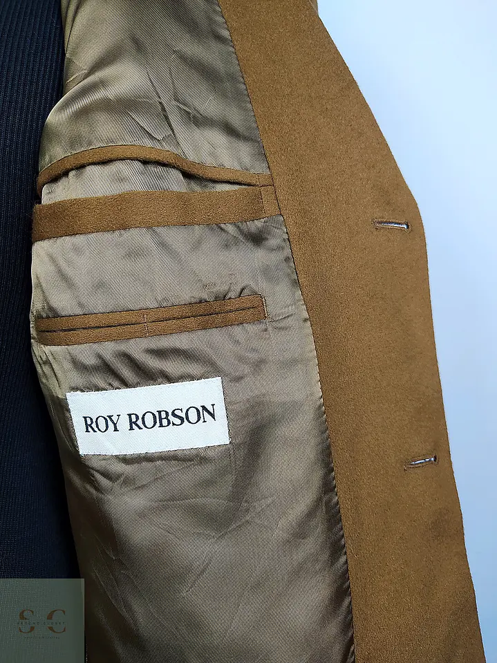 Blazer Roy Robson Camel 100% Cashmere – Sastrería Alemana – Talla L 7