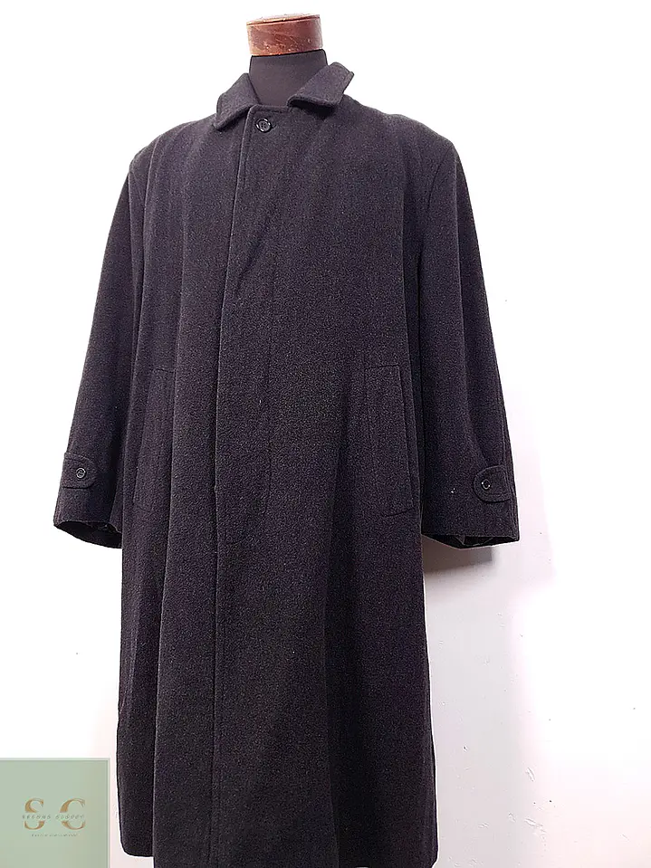 Abrigo Burberry Plomo 100% Lana - Talla 2XL 7
