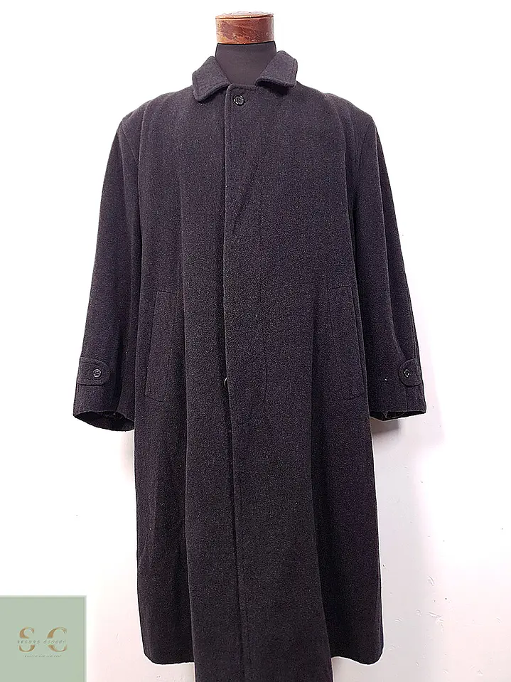 Abrigo Burberry Plomo 100% Lana - Talla 2XL 8