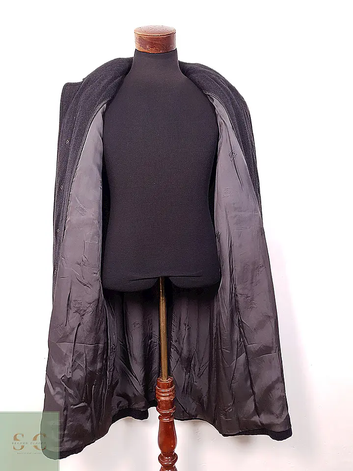 Abrigo Burberry Plomo 100% Lana - Talla 2XL 11