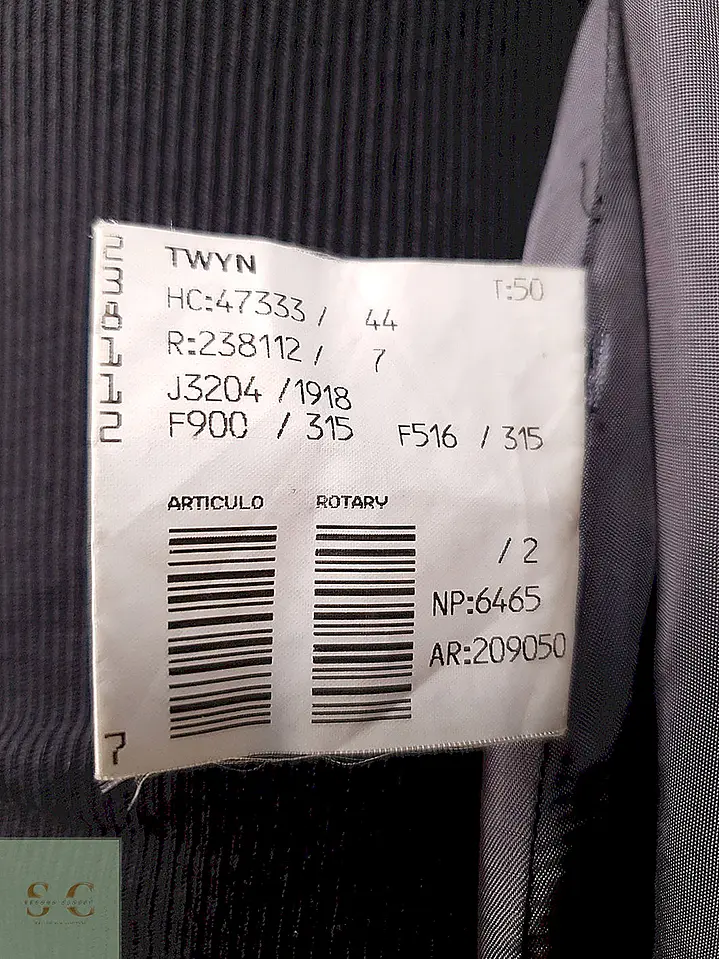Abrigo Burberry Plomo 100% Lana - Talla 2XL 13
