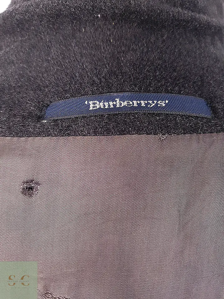 Abrigo Burberry Plomo 100% Lana - Talla 2XL 17