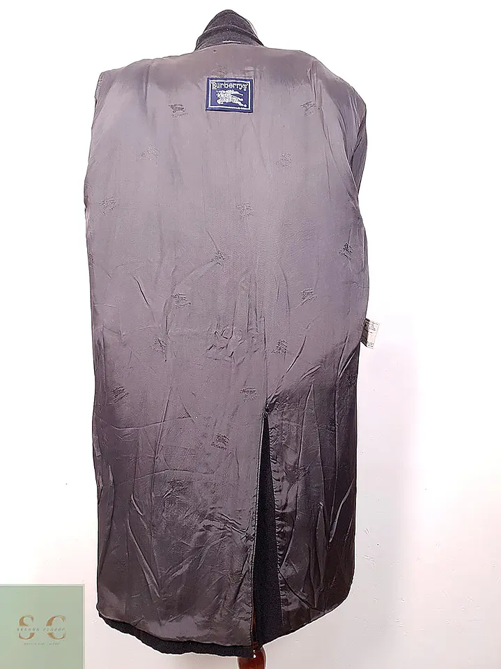 Abrigo Burberry Plomo 100% Lana - Talla 2XL 19
