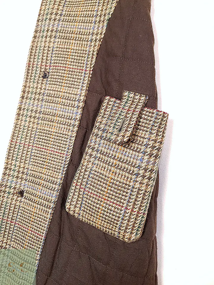 Abrigo Brooks Brothers Glen Plaid Escocés 100% Lana - Talla LXL 15