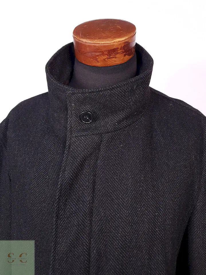 Abrigo Bugatti Plomo Lana Virgen y Cashmere Talla 2XL 6