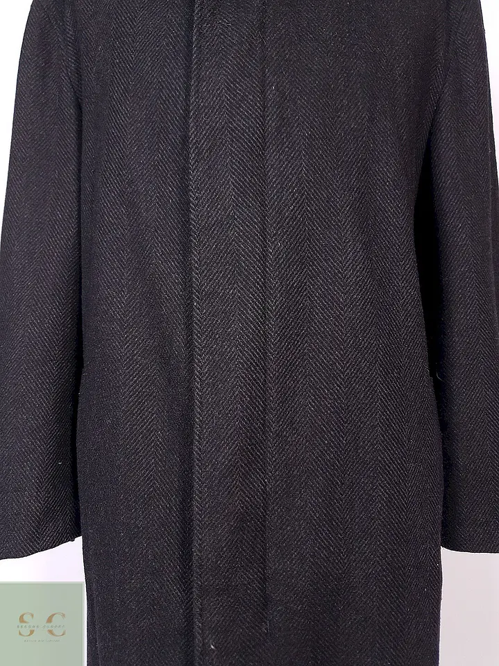 Abrigo Bugatti Plomo Lana Virgen y Cashmere Talla 2XL 8