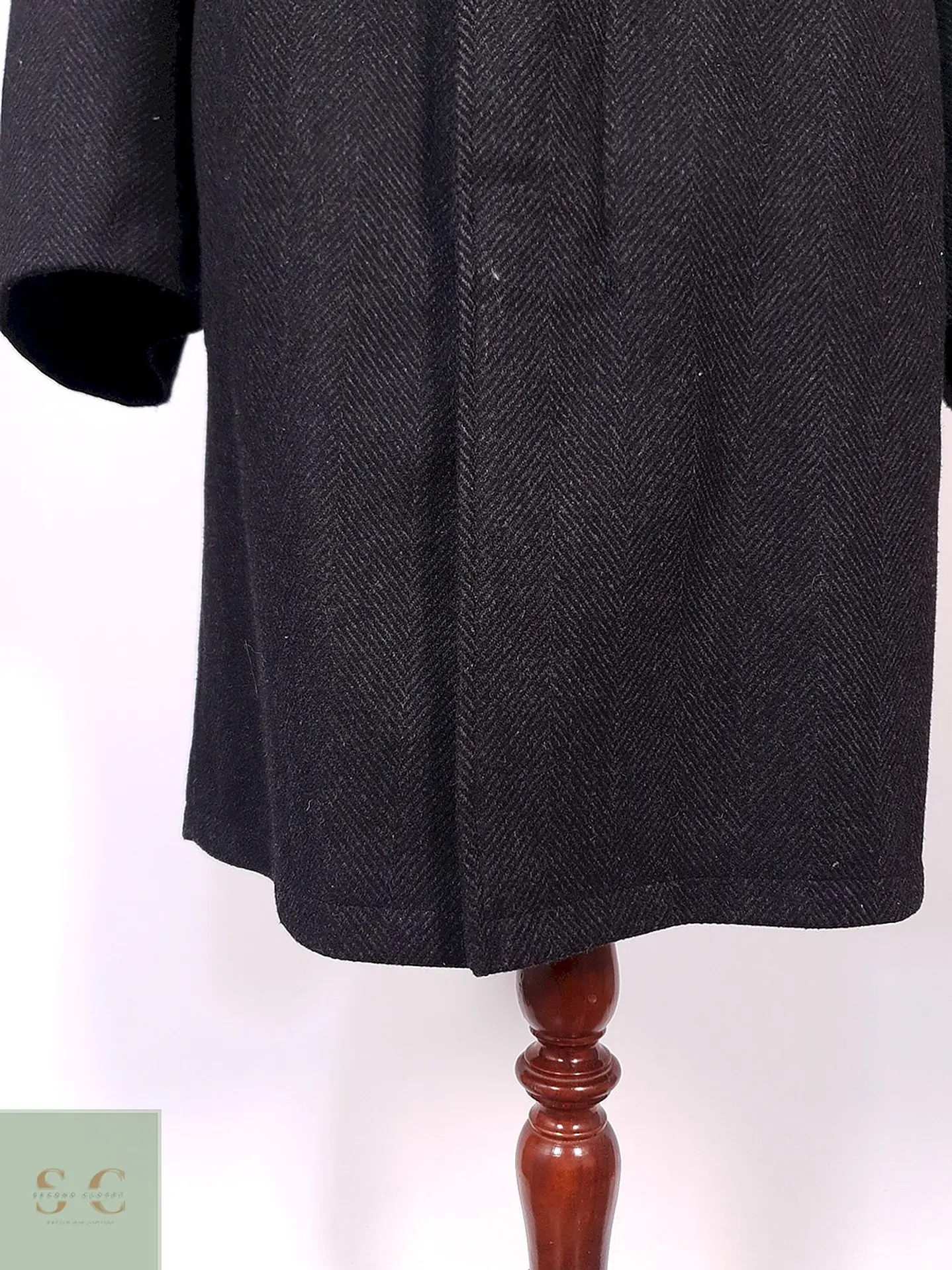 Abrigo Bugatti Plomo Lana Virgen y Cashmere Talla 2XL 9