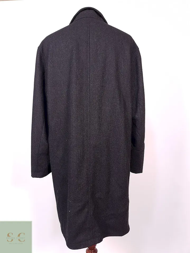 Abrigo Bugatti Plomo Lana Virgen y Cashmere Talla 2XL 13
