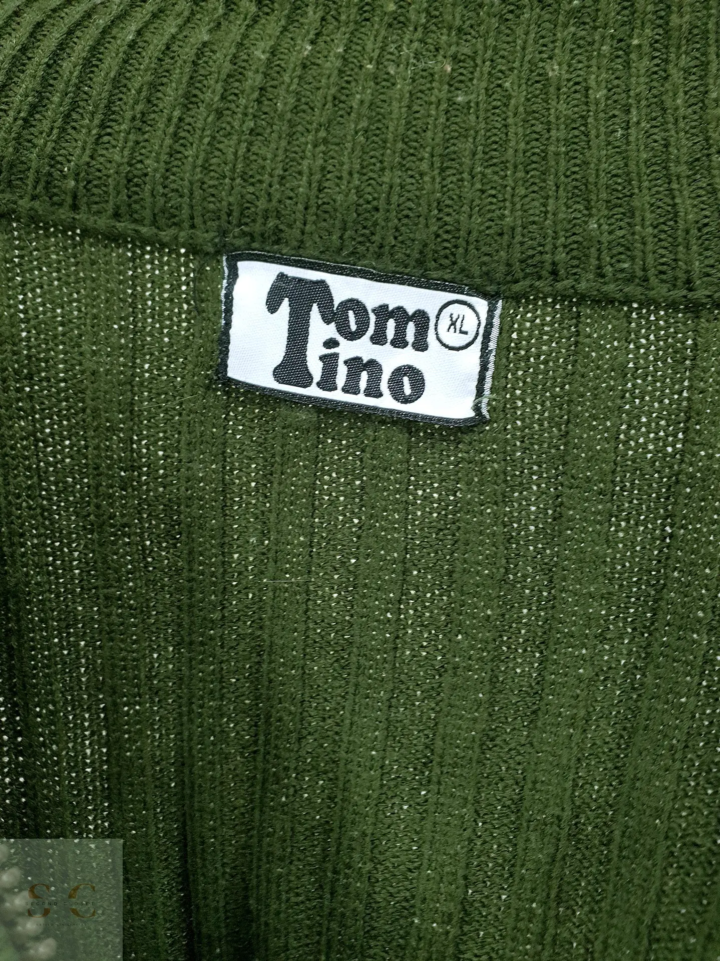 Cárdigan de Punto Acanalado Utilitario Tom Tino Talla ML 4