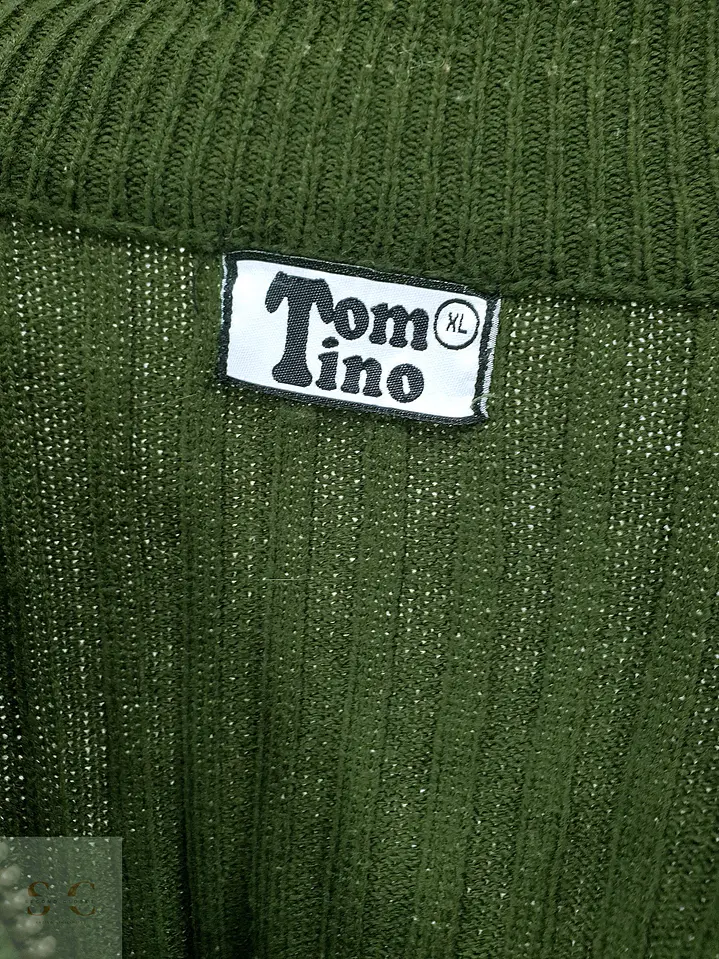 Cárdigan de Punto Acanalado Utilitario Tom Tino Talla ML 4