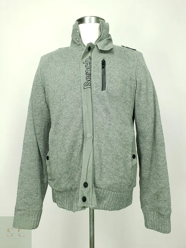 Chaqueta de Punto Grueso con Forro Térmico Bench Talla L 2