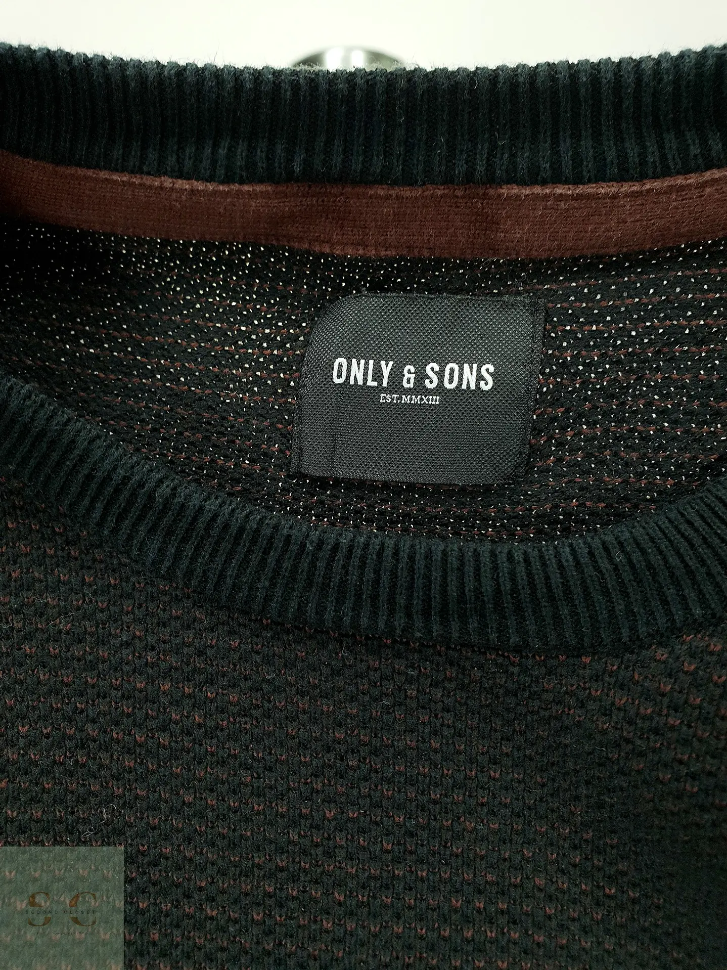 Jersei de Cuello Redondo en Punto Texturizado Only & Sons Talla LXL 3